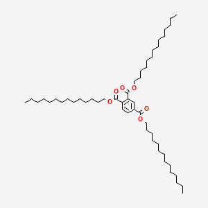 molecular formula C51H90O6 B570637 Trimellitic acid tritetradecyl ester CAS No. 120062-71-7