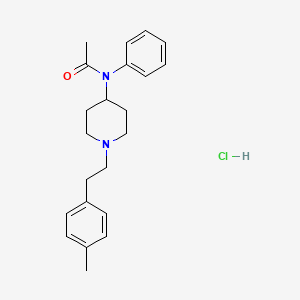 molecular formula C22H29ClN2O B570639 N-(1-(4-Methylphenethyl)piperidin-4-yl)-N-phenylacetamideHydrochloride CAS No. 1071703-95-1