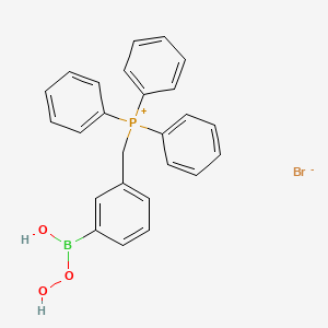 molecular formula C25H23BBrO3P B570649 MitoB 