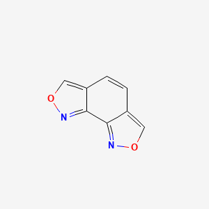 molecular formula C8H4N2O2 B570655 Benzo[1,2-c:6,5-c']bis[1,2]oxazole CAS No. 120387-08-8