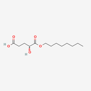 (R)-2-Hydroxy-pentanedioic acid 1-octyl ester