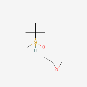 molecular formula C8H18O2Si B570684 Tert-butylmethylsilyl glycidyl ether CAS No. 114413-26-2