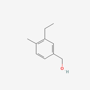 molecular formula C10H14O B570687 (3-乙基-4-甲基苯基)甲醇 CAS No. 1427432-82-3