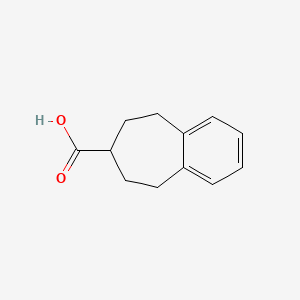 molecular formula C12H14O2 B570726 6,7,8,9-tetrahydro-5H-benzo[7]annulene-7-carboxylic acid CAS No. 1400229-72-2