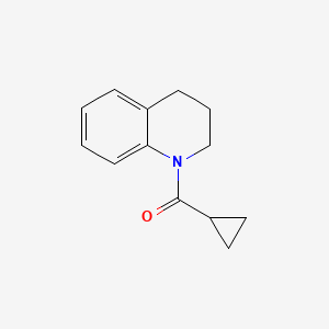 molecular formula C13H15NO B5707287 cyclopropyl(3,4-dihydroquinolin-1(2H)-yl)methanone 