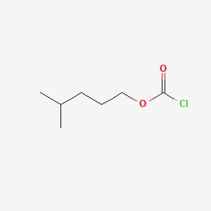 molecular formula C7H13ClO2 B570731 4-Methylpentyl carbonochloridate CAS No. 91983-09-4