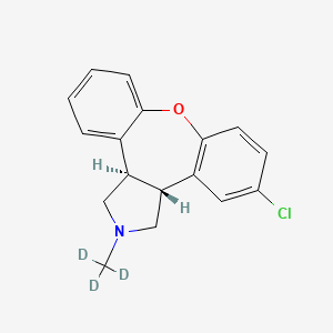 molecular formula C17H16ClNO B570741 Asenapine-d3 CAS No. 1180843-72-4