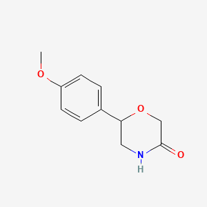 6-(4-Methoxyphenyl)morpholin-3-one