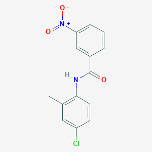 molecular formula C14H11ClN2O3 B5707568 4'-CHLORO-3-NITROBENZO-O-TOLUIDIDE 