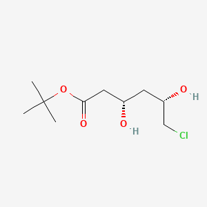 molecular formula C10H19ClO4 B570780 Tert-butyl (3s,5s)-6-chloro-3,5-dihydroxyhexanoate CAS No. 325471-28-1