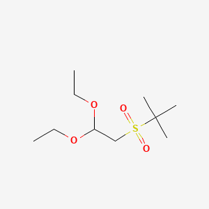 molecular formula C10H22O4S B570819 TERT-BUTYLSULFONYLACETALDEHYDE DIETHYL ACETAL CAS No. 120948-16-5