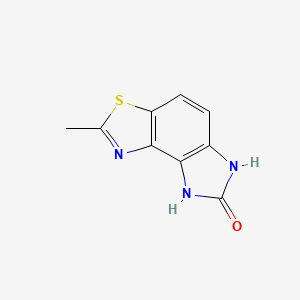 2-Methyl-6,8-dihydro-7H-imidazo[4,5-e][1,3]benzothiazol-7-one