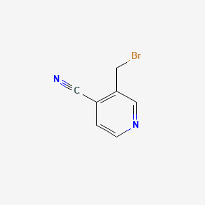 3-(Bromomethyl)pyridine-4-carbonitrile