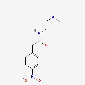 molecular formula C12H17N3O3 B5708427 N-[2-(dimethylamino)ethyl]-2-(4-nitrophenyl)acetamide CAS No. 251643-21-7