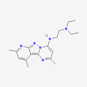 molecular formula C18H26N6 B5708447 N',N'-diethyl-N-(4,11,13-trimethyl-3,7,8,10-tetrazatricyclo[7.4.0.02,7]trideca-1,3,5,8,10,12-hexaen-6-yl)ethane-1,2-diamine 