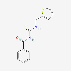 molecular formula C13H12N2OS2 B5708454 N-[(thiophen-2-ylmethyl)carbamothioyl]benzamide CAS No. 123403-76-9