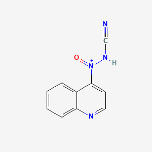 4-(Cyano-NNO-azoxy)quinoline