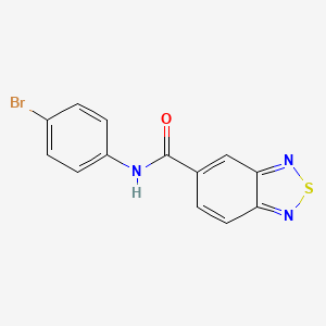 molecular formula C13H8BrN3OS B5708555 N-(4-bromophenyl)-2,1,3-benzothiadiazole-5-carboxamide 