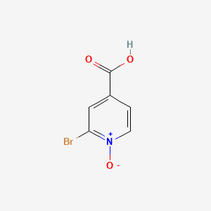 2-Bromo-1-oxo-1lambda~5~-pyridine-4-carboxylic acid