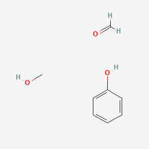 molecular formula C8H12O3 B570869 Formaldehyde;methanol;phenol CAS No. 124058-18-0
