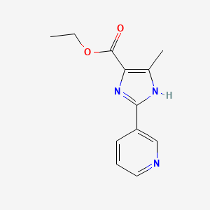 5-Methyl-2-pyridin-3-YL-3H-imidazole-4-carboxylic acid ethyl ester