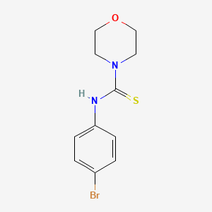 molecular formula C11H13BrN2OS B5708744 N-(4-bromophenyl)morpholine-4-carbothioamide 