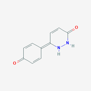 molecular formula C10H8N2O2 B057088 6-(4-Hydroxyphenyl)pyridazin-3(2H)-one CAS No. 54851-73-9