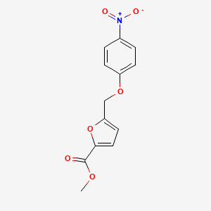 molecular formula C13H11NO6 B5708946 Methyl 5-((4-nitrophenoxy)methyl)furan-2-carboxylate CAS No. 488095-91-6
