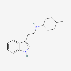 molecular formula C17H24N2 B5708949 N-[2-(1H-indol-3-yl)ethyl]-4-methylcyclohexan-1-amine 
