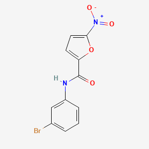 molecular formula C11H7BrN2O4 B5709060 N-(3-bromophenyl)-5-nitro-2-furamide 
