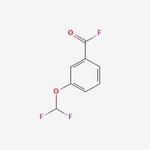 B570908 3-(Difluoromethoxy)benzoyl fluoride CAS No. 123876-16-4