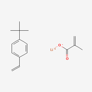 2-Propenoic acid, 2-methyl-, lithium salt, polymer with 1-(1,1-dimethylethyl)-4-ethenylbenzene