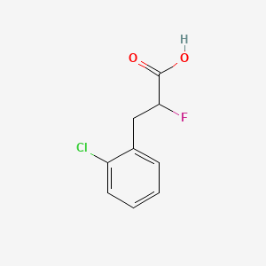 3-(2-Chlorophenyl)-2-fluoropropanoic acid