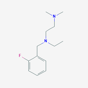 molecular formula C13H21FN2 B5709274 N'-ethyl-N'-[(2-fluorophenyl)methyl]-N,N-dimethylethane-1,2-diamine 