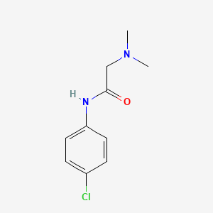 molecular formula C10H13ClN2O B5709307 N-(4-chlorophenyl)-2-(dimethylamino)acetamide 