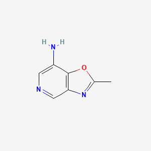 molecular formula C7H7N3O B570935 2-Methyloxazolo[4,5-c]pyridin-7-amine CAS No. 118767-90-1
