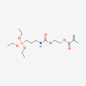 molecular formula C16H31NO7Si B570936 o-(Methacryloxyethyl)-n-(triethoxysilylpropyl)urethane CAS No. 115396-93-5