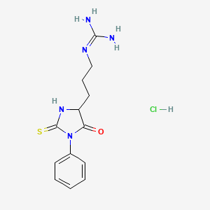 molecular formula C13H18ClN5OS B570938 PTH-arginine hydrochloride CAS No. 117756-28-2