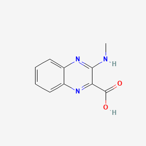 molecular formula C10H9N3O2 B570942 3-(Methylamino)quinoxaline-2-carboxylic acid CAS No. 122234-53-1
