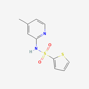 molecular formula C10H10N2O2S2 B5709461 N-(4-methylpyridin-2-yl)thiophene-2-sulfonamide 