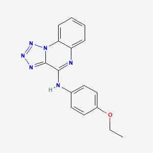 molecular formula C16H14N6O B5709669 N-(4-ETHOXYPHENYL)-[1,2,3,4]TETRAZOLO[1,5-A]QUINOXALIN-4-AMINE 