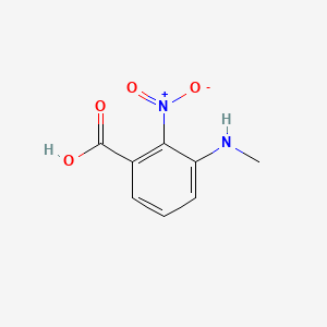 molecular formula C8H8N2O4 B570968 3-(Methylamino)-2-nitrobenzoic acid CAS No. 124341-37-3