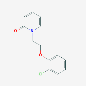 molecular formula C13H12ClNO2 B5709689 1-[2-(2-Chlorophenoxy)ethyl]pyridin-2-one 