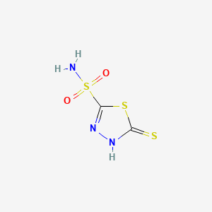 5-Thioxo-4,5-dihydro-1,3,4-thiadiazole-2-sulfonamide