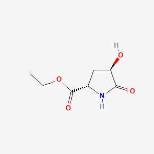(2S,4R)-Ethyl 4-hydroxy-5-oxopyrrolidine-2-carboxylate
