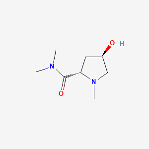 (2S,4R)-1-methyl-2-dimethylaminocarbonyl-4-hydroxypyrrolidine
