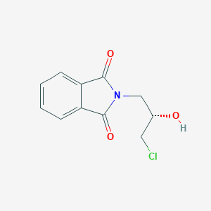molecular formula C11H10ClNO3 B057098 (S)-2-(3-氯-2-羟基丙基)异吲哚啉-1,3-二酮 CAS No. 148857-42-5