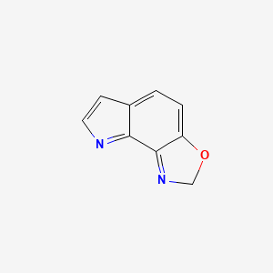 molecular formula C9H6N2O B570991 2H-[1,3]Oxazolo[5,4-g]indole CAS No. 117025-06-6