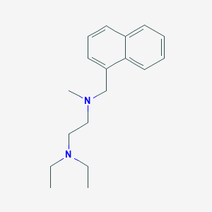 molecular formula C18H26N2 B5709999 N',N'-diethyl-N-methyl-N-(naphthalen-1-ylmethyl)ethane-1,2-diamine 