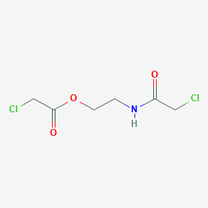molecular formula C6H9Cl2NO3 B057100 2-(2-氯乙酰氨基)乙基 2-氯乙酸酯 CAS No. 60945-04-2